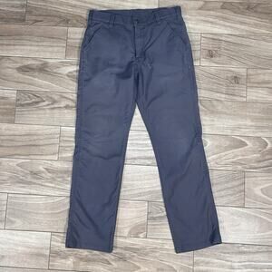 Carhartt Relaxed Straight Canvas Carpenter Utility Work Pants Gray Men’s‎ 32x32